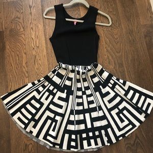 Black and White Dress
